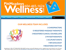 Tablet Screenshot of pittmeadowswellness.com